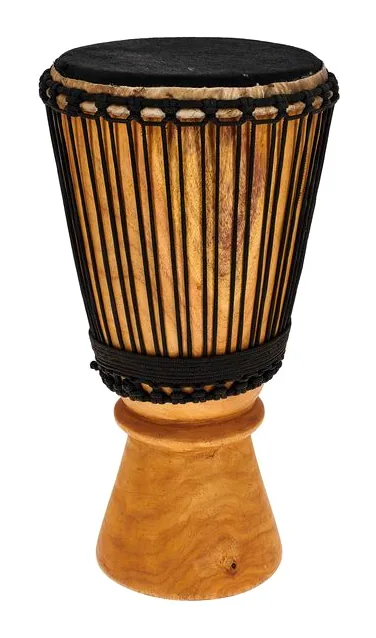 African Percussion MBO136 Bougarabou, su sfondo neutro