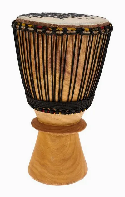 African Percussion MBO137 Bougarabou, su sfondo neutro