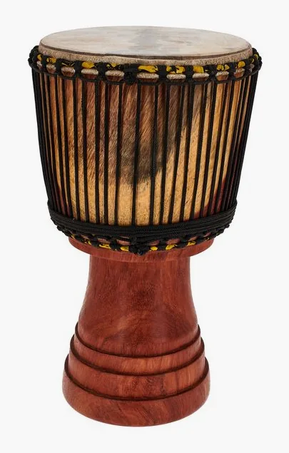 African Percussion MDJ106 Djembe, vista frontale