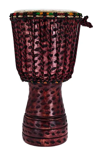 Afroton AD S01L Djembe Leopard Design, vista di tre quarti, photo 2