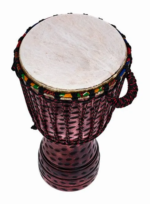 Afroton AD S01L Djembe Leopard Design, su sfondo neutro, photo 3