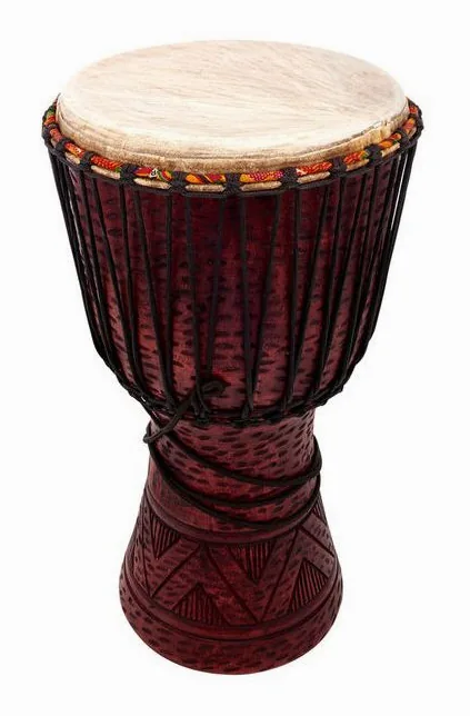 Afroton AD S02L Djembe Leopard Design, su sfondo neutro