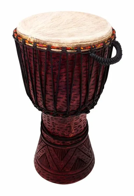 Afroton AD S02L Djembe Leopard Design, vista di tre quarti, photo 2