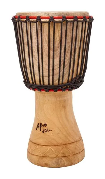 Afroton AD 008 Djembe, di fronte su sfondo neutro