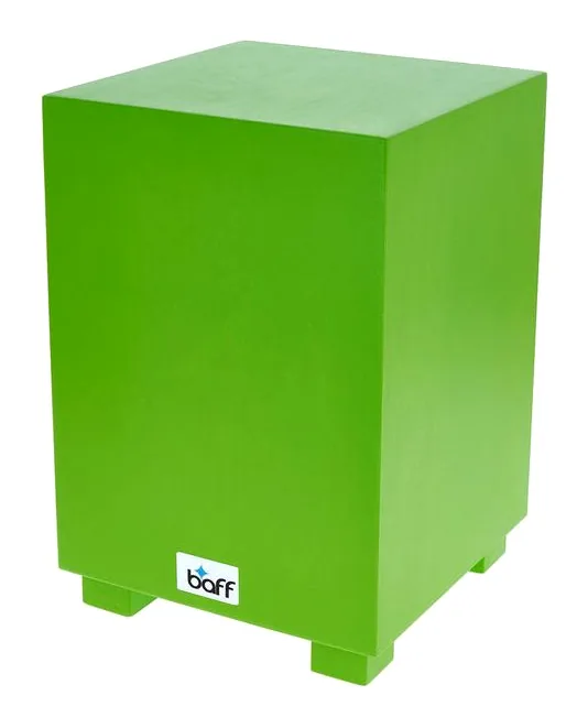 Baff Drumming Stool f Kids 38 Green, di fronte su sfondo neutro