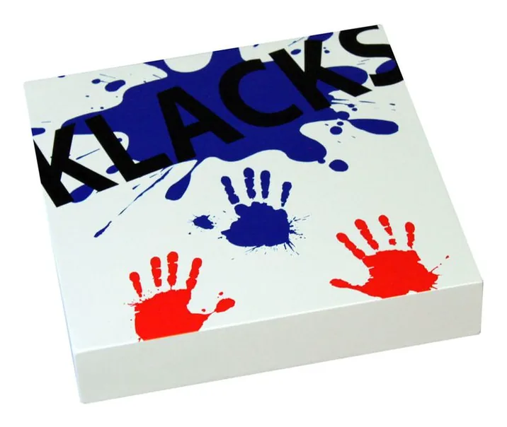 Baff Klacks Box Table Cajon White, su sfondo neutro