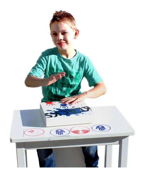 Baff Klacks Box Table Cajon White, vista di lato, photo 3