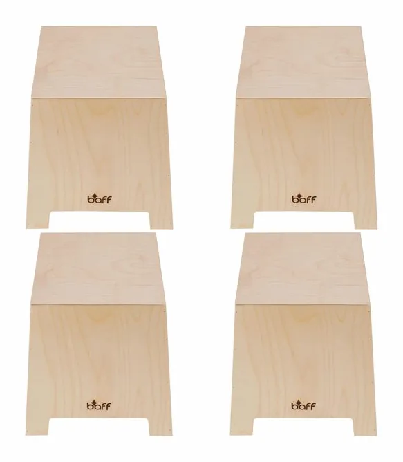 Baff Stackable Cajon Junior Set, di fronte su sfondo neutro