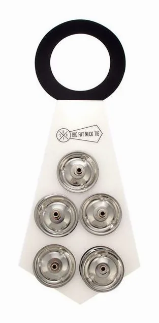 Big Fat Snare Drum Neck Tie, vista di tre quarti, photo 3