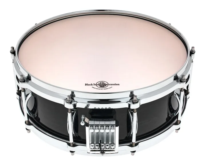 Black Swamp Percussion Multisonic Snare MS514MD-CB, vista frontale, photo 2