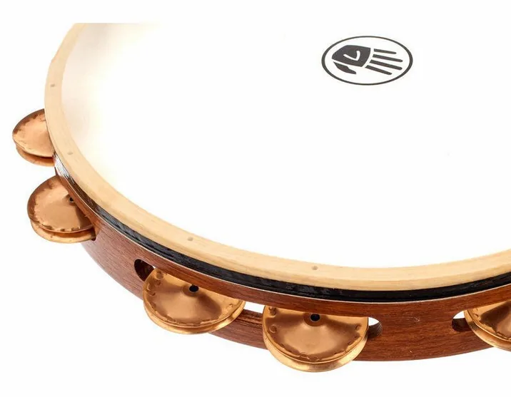 Black Swamp Percussion T12-4 Tambourine, vista di tre quarti, photo 3