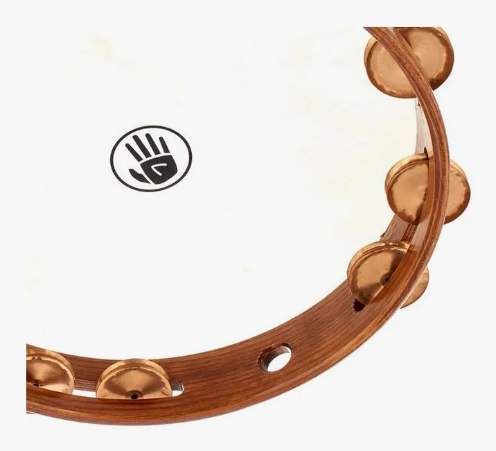 Black Swamp Percussion T12-4 Tambourine, vista frontale, photo 4