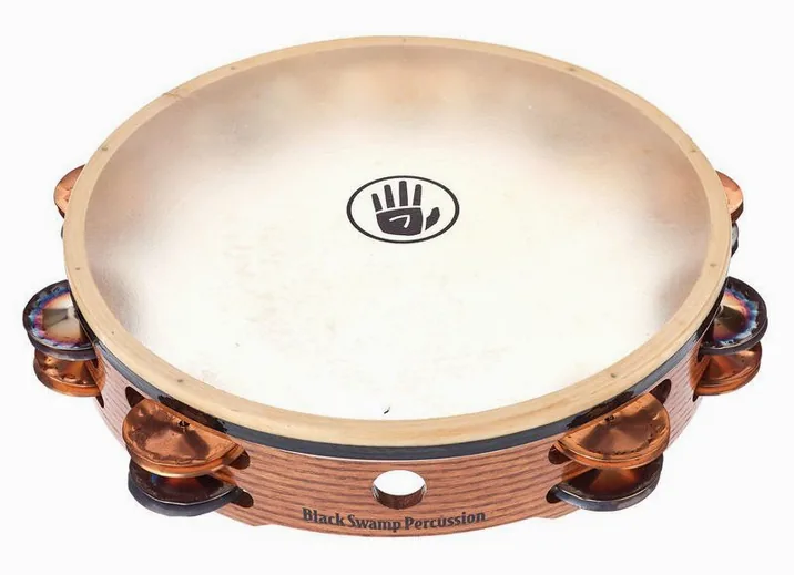 Black Swamp Percussion TC1 Tambourine, dettaglio frontale
