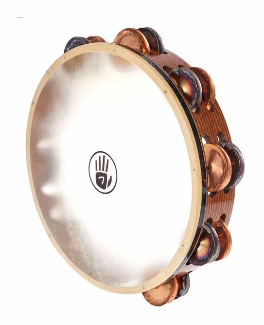 Black Swamp Percussion TC1 Tambourine, su sfondo neutro, photo 2