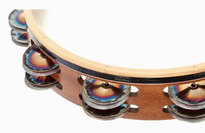 Black Swamp Percussion TD1 Tambourine, dettaglio ravvicinato, photo 3