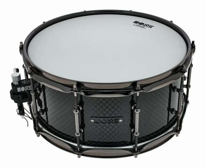 Bone Drums 14"x6,5" TRUE Carbon -M.Plain, dettaglio frontale
