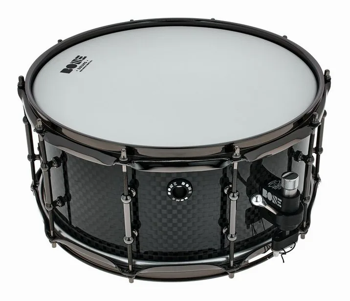 Bone Drums 14"x6,5" TRUE Carbon -M.Plain, su sfondo neutro, photo 3