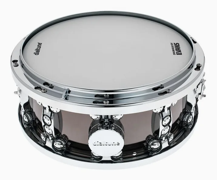 Dialtune 14"x6,5" Black Nickel Brass SD, vista dall'alto, photo 4
