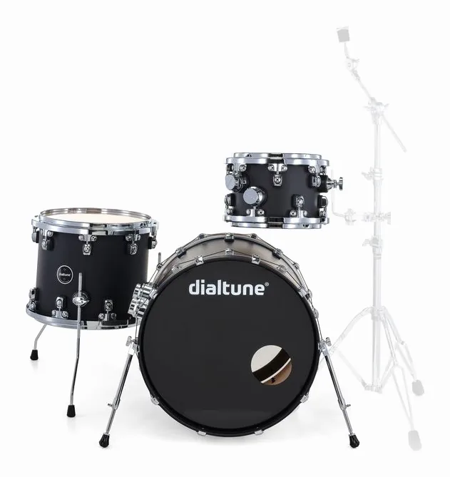 Dialtune 3-pcs Maple Set Matte Black, vista di lato, photo 2