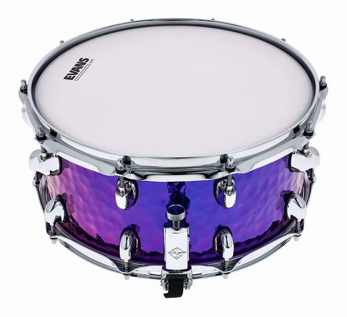 Dixon 14"x6.5" Snare Purple Titanium, dettaglio ravvicinato, photo 3