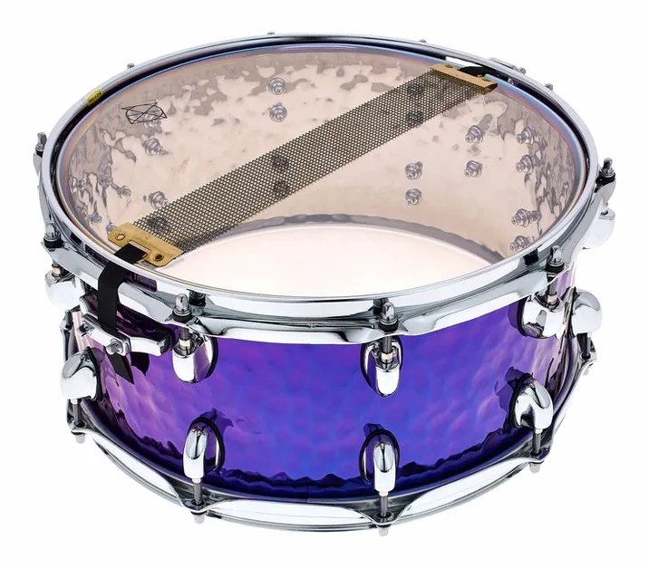 Dixon 14"x6.5" Snare Purple Titanium, su sfondo neutro, photo 4
