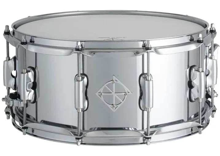 Dixon 14"x6.5" Cornerstone Steel SN, di fronte su sfondo neutro