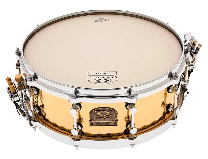 DrumCraft 14"x5" Concert Snare YB, su sfondo neutro