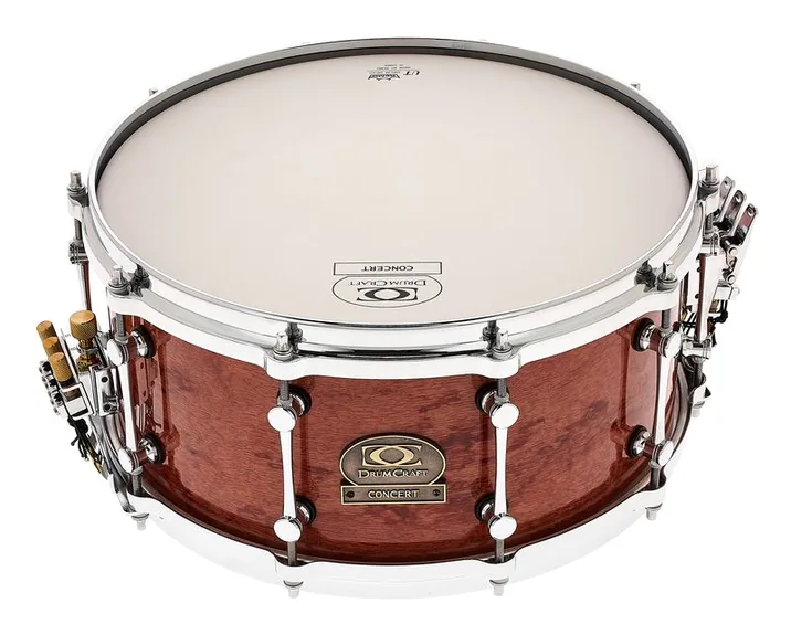 DrumCraft 14"x6,5" Concert Snare BB, su sfondo neutro