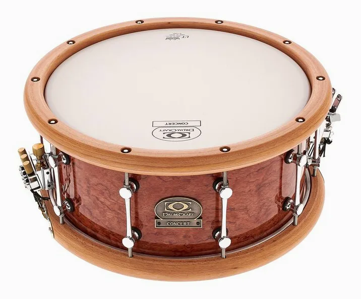 DrumCraft 14"x6,5" Concert Snare BBB, dettaglio frontale