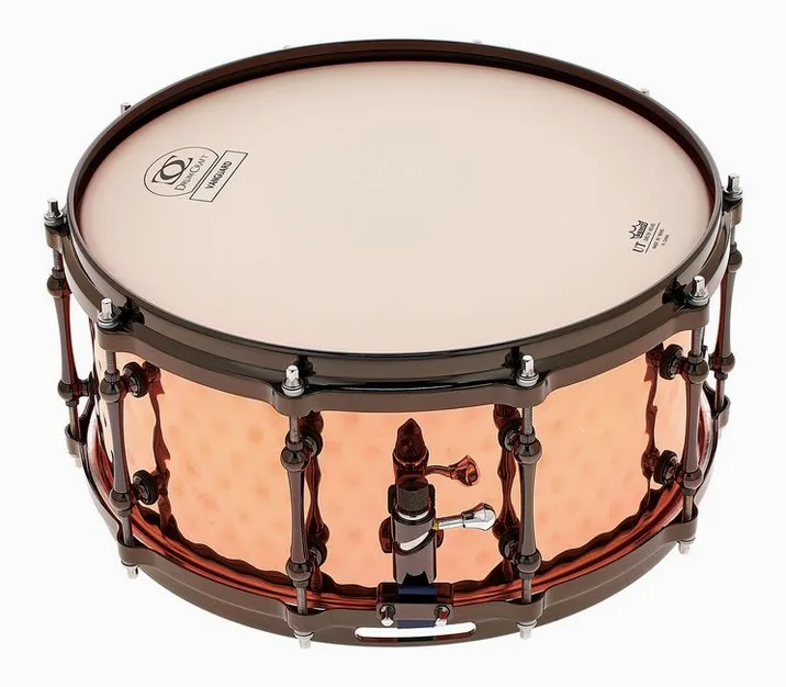 DrumCraft 14"x6,5" Vanguard Snare Copper, vista dall'alto, photo 2