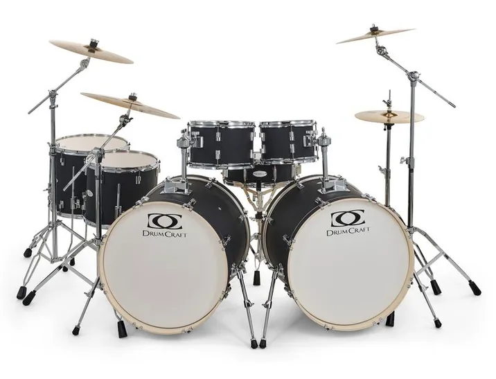 DrumCraft Series 3 DB Set RockBeat, dettaglio frontale
