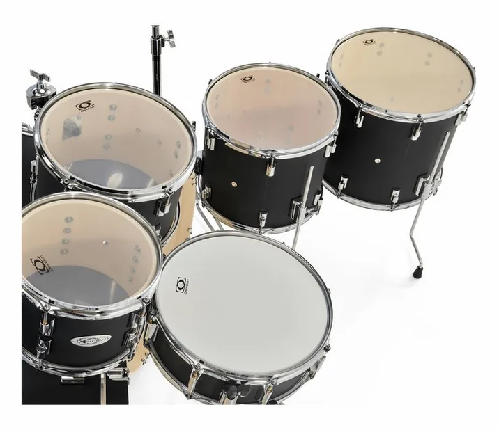 DrumCraft Series 3 Double Bass Set Black, dettaglio ravvicinato, photo 2