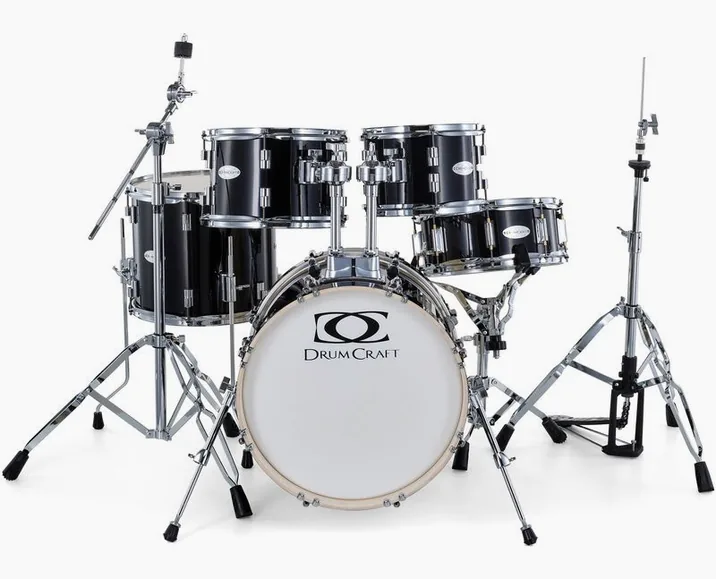 DrumCraft Series 3 Junior Set Black, dettaglio ravvicinato, photo 2