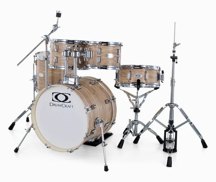 DrumCraft Series 3 Junior Set Natural, su sfondo neutro