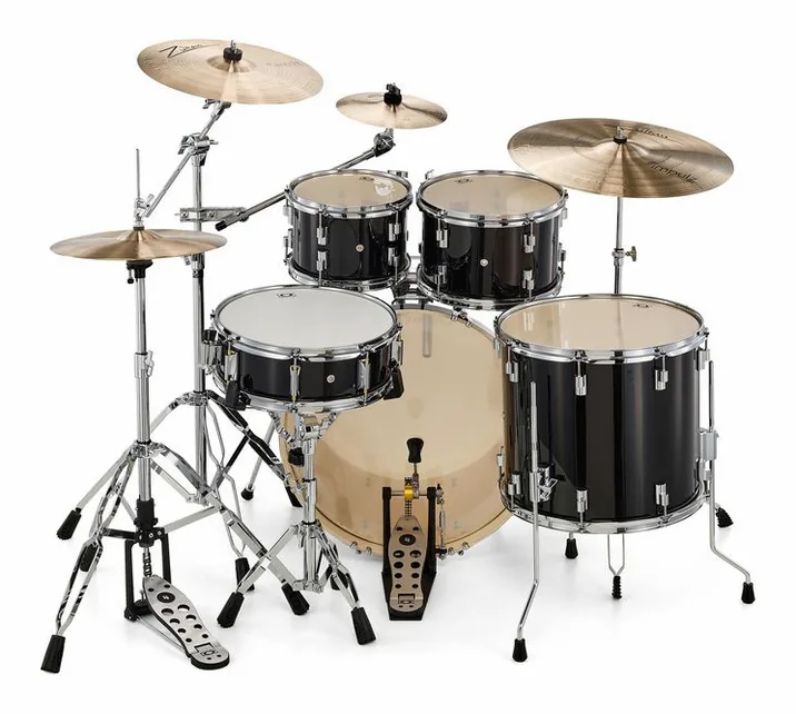 DrumCraft Series 3 Standard Impulz Black, su sfondo neutro, photo 4