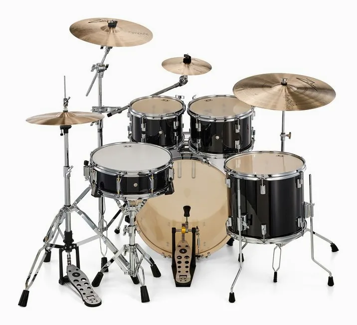 DrumCraft Series 3 Studio Impulz Black, vista di tre quarti, photo 4