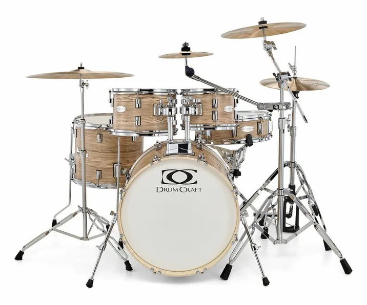 DrumCraft Series 3 Studio Impulz Natural, vista frontale, photo 2