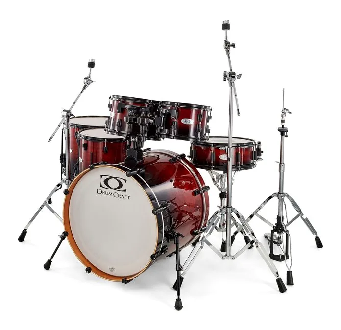 DrumCraft Series 4 2up 2down Set BAF, vista frontale