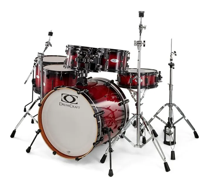 DrumCraft Series 4 2up 2down Set CB, su sfondo neutro