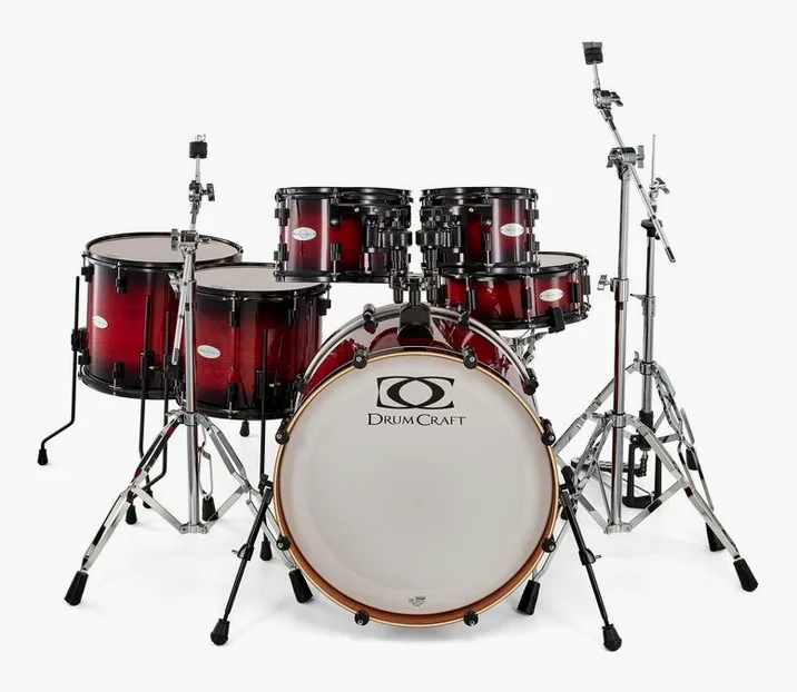 DrumCraft Series 4 2up 2down Set CB, vista frontale, photo 2