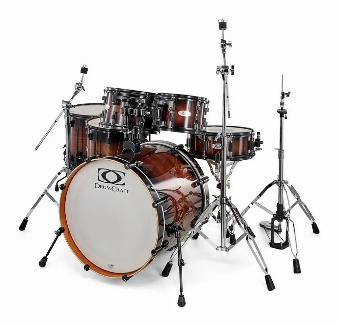 DrumCraft Series 4 2up 2down Set CMB, vista frontale