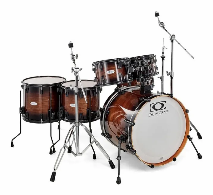 DrumCraft Series 4 2up 2down Set CMB, su sfondo neutro, photo 3