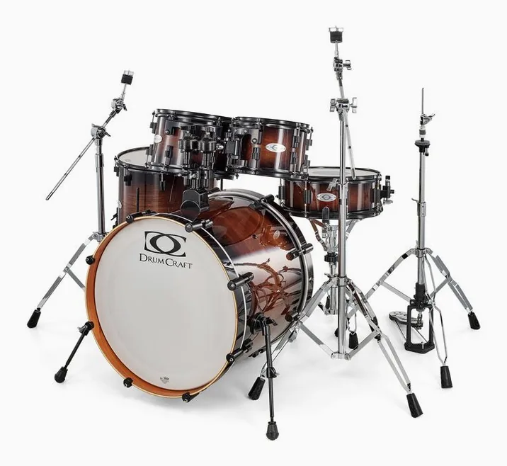 DrumCraft Series 4 Standard Set CMB, dettaglio frontale
