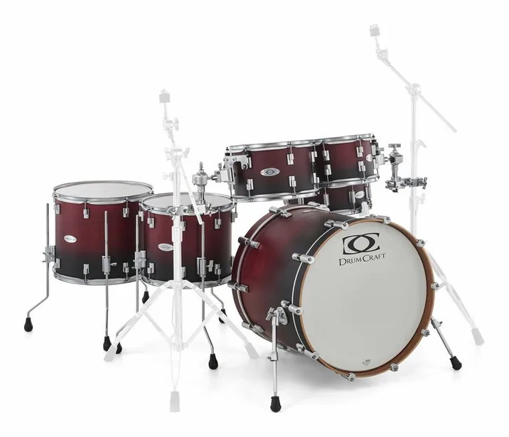 DrumCraft Series 6 2up 2down SBR, su sfondo neutro, photo 3