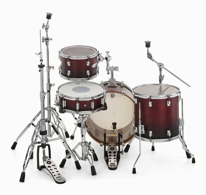 DrumCraft Series 6 Jazz Red Fade, su sfondo neutro, photo 4