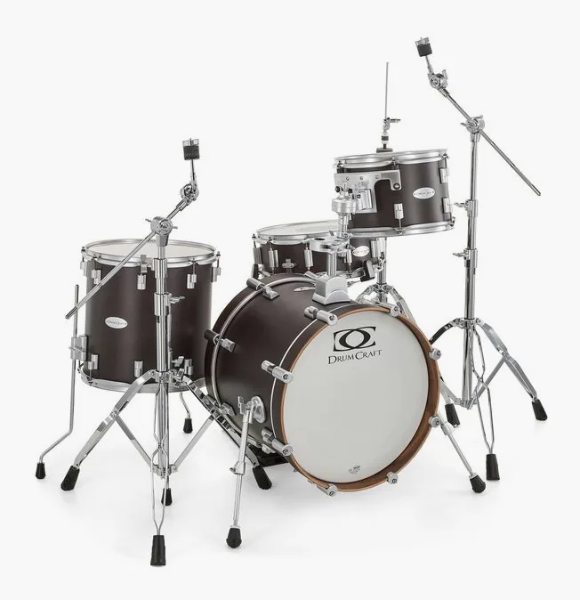 DrumCraft Series 6 Jazz Satin Black, vista di tre quarti, photo 3