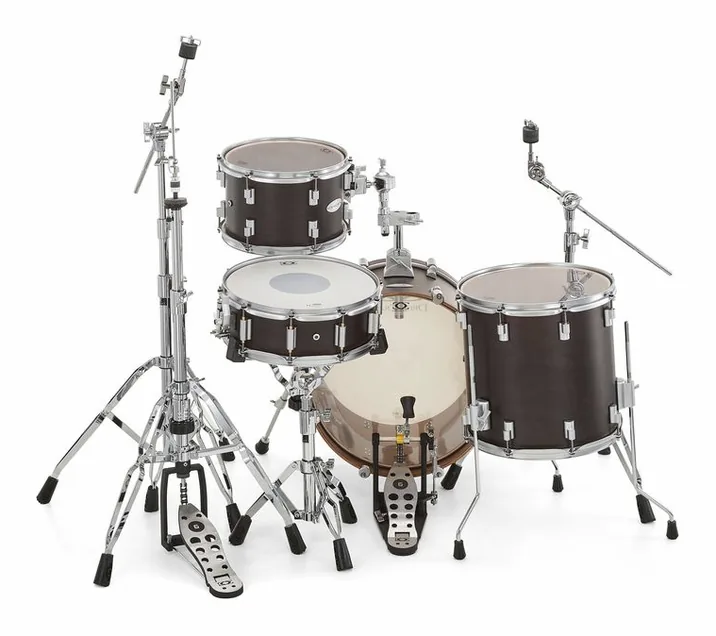 DrumCraft Series 6 Jazz Satin Black, su sfondo neutro, photo 4