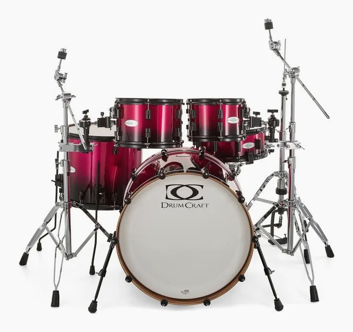 DrumCraft Series 6 Standard Purple Spkl., vista frontale, photo 2