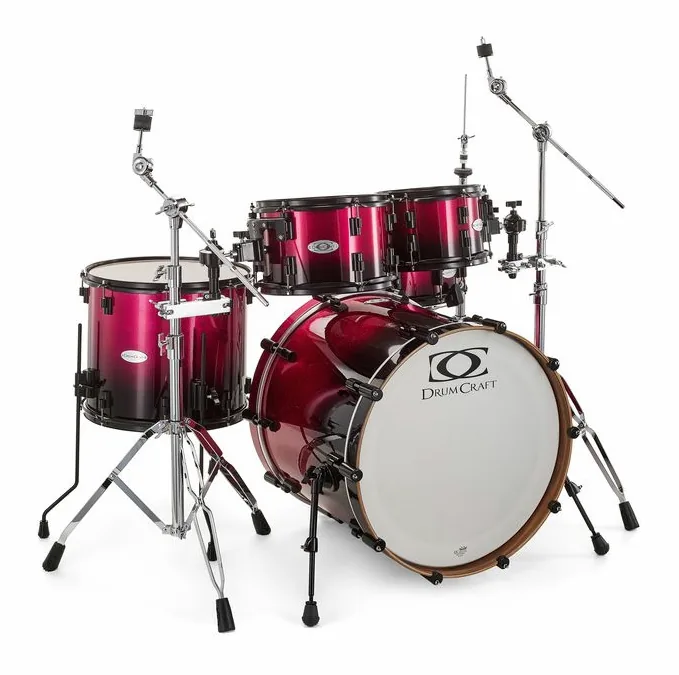 DrumCraft Series 6 Standard Purple Spkl., vista frontale, photo 3