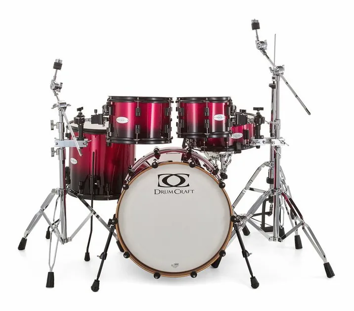 DrumCraft Series 6 Studio Purple Sparkle, vista di lato, photo 2